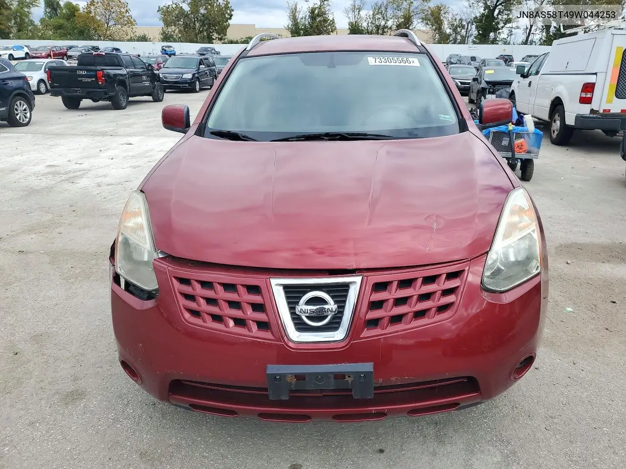 2009 NISSAN ROGUE VIN JN8AS58T49W044253 — фото 5
