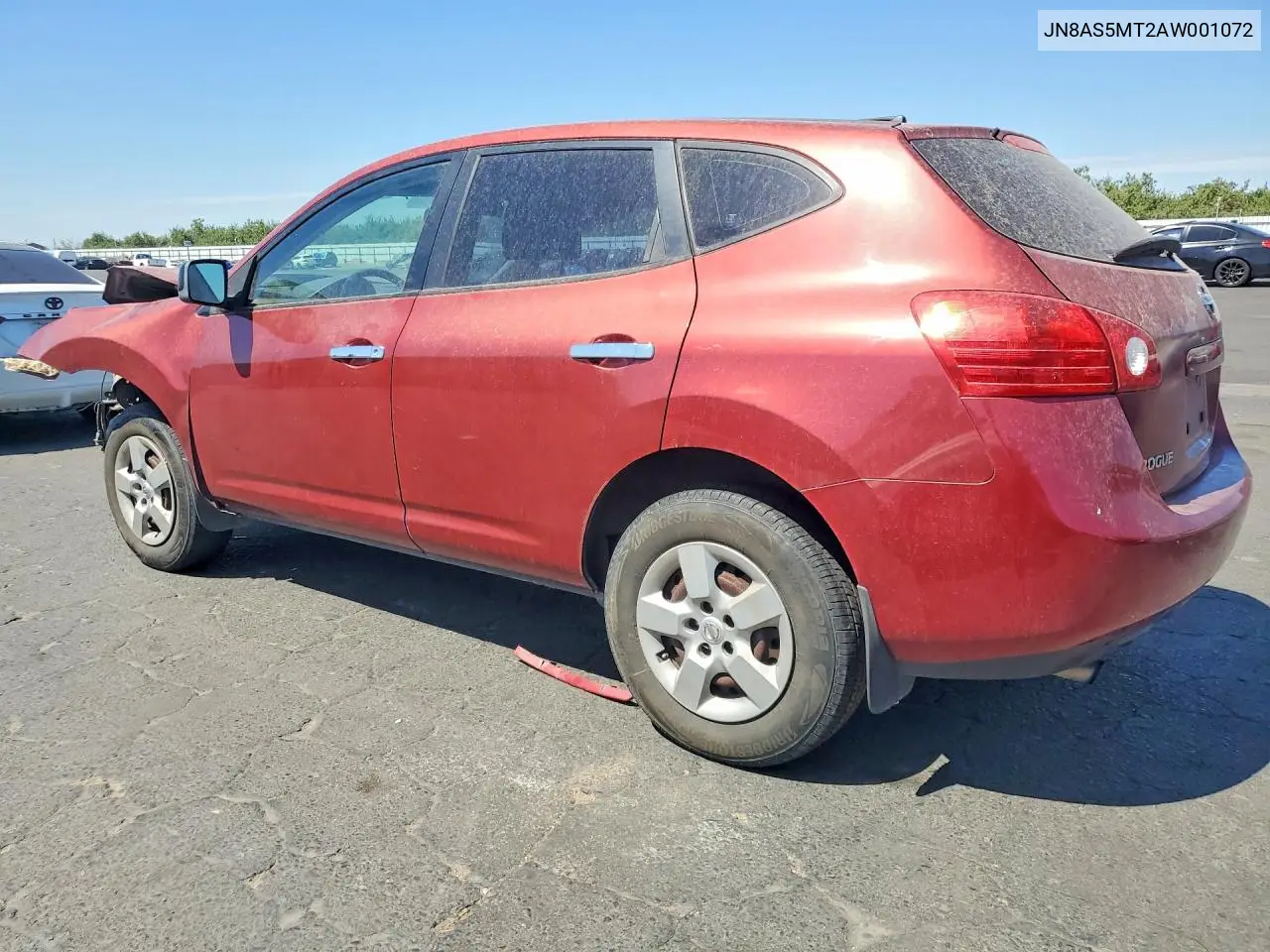 2010 NISSAN ROGUE VIN JN8AS5MT2AW001072 — фото 2