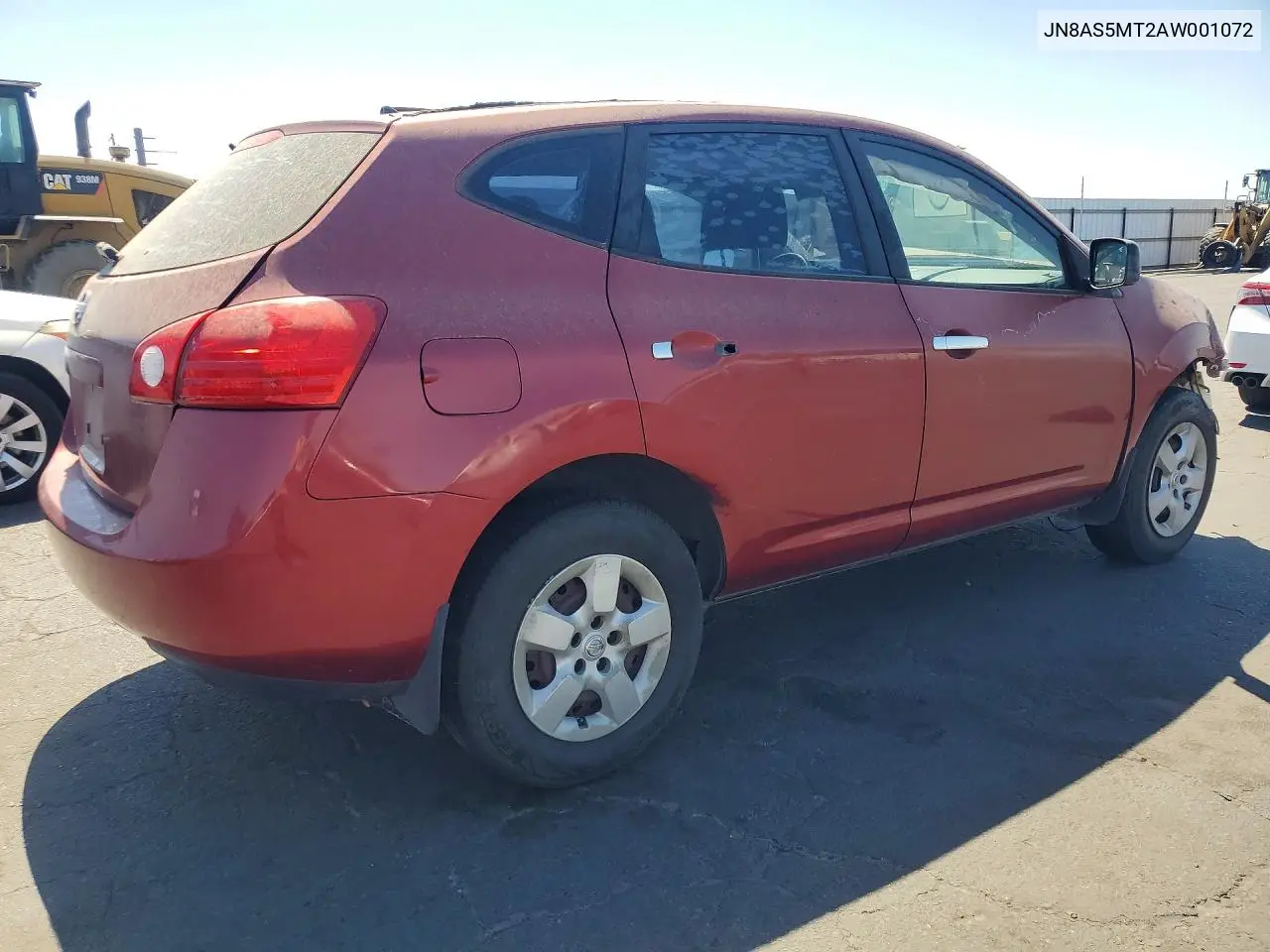 2010 NISSAN ROGUE VIN JN8AS5MT2AW001072 — фото 3