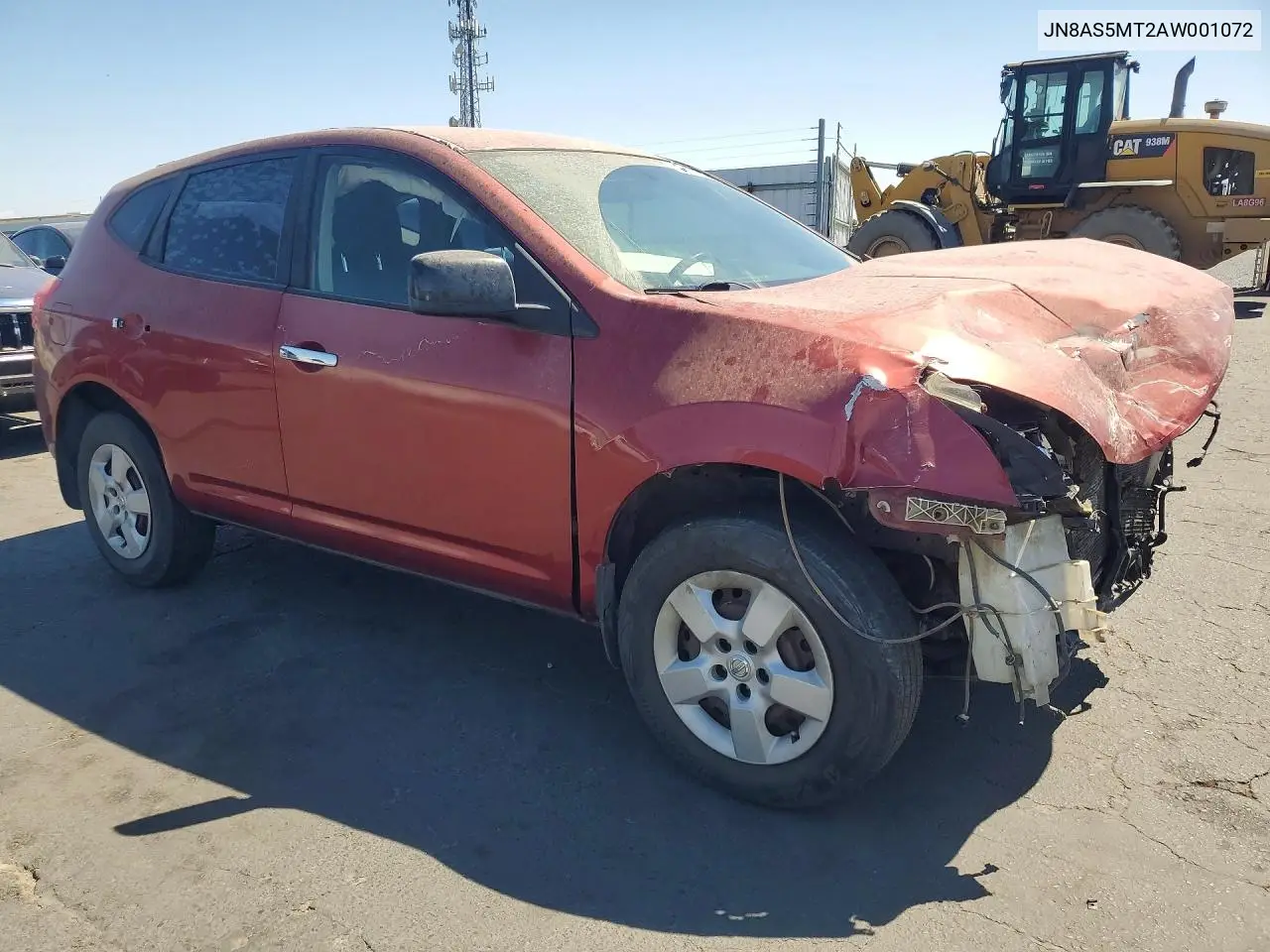 2010 NISSAN ROGUE VIN JN8AS5MT2AW001072 — фото 4