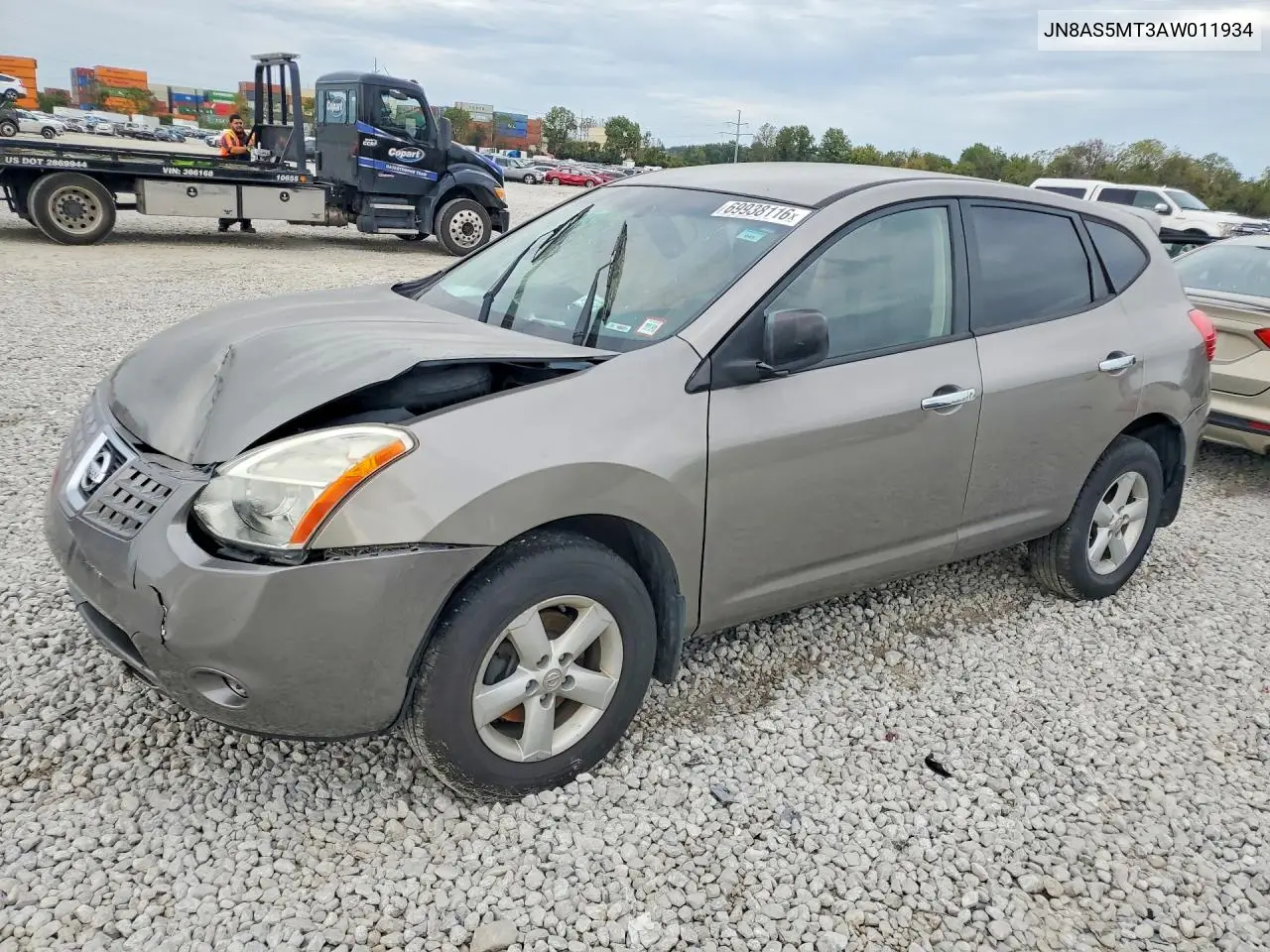NISSAN ROGUE 2010, VIN JN8AS5MT3AW011934