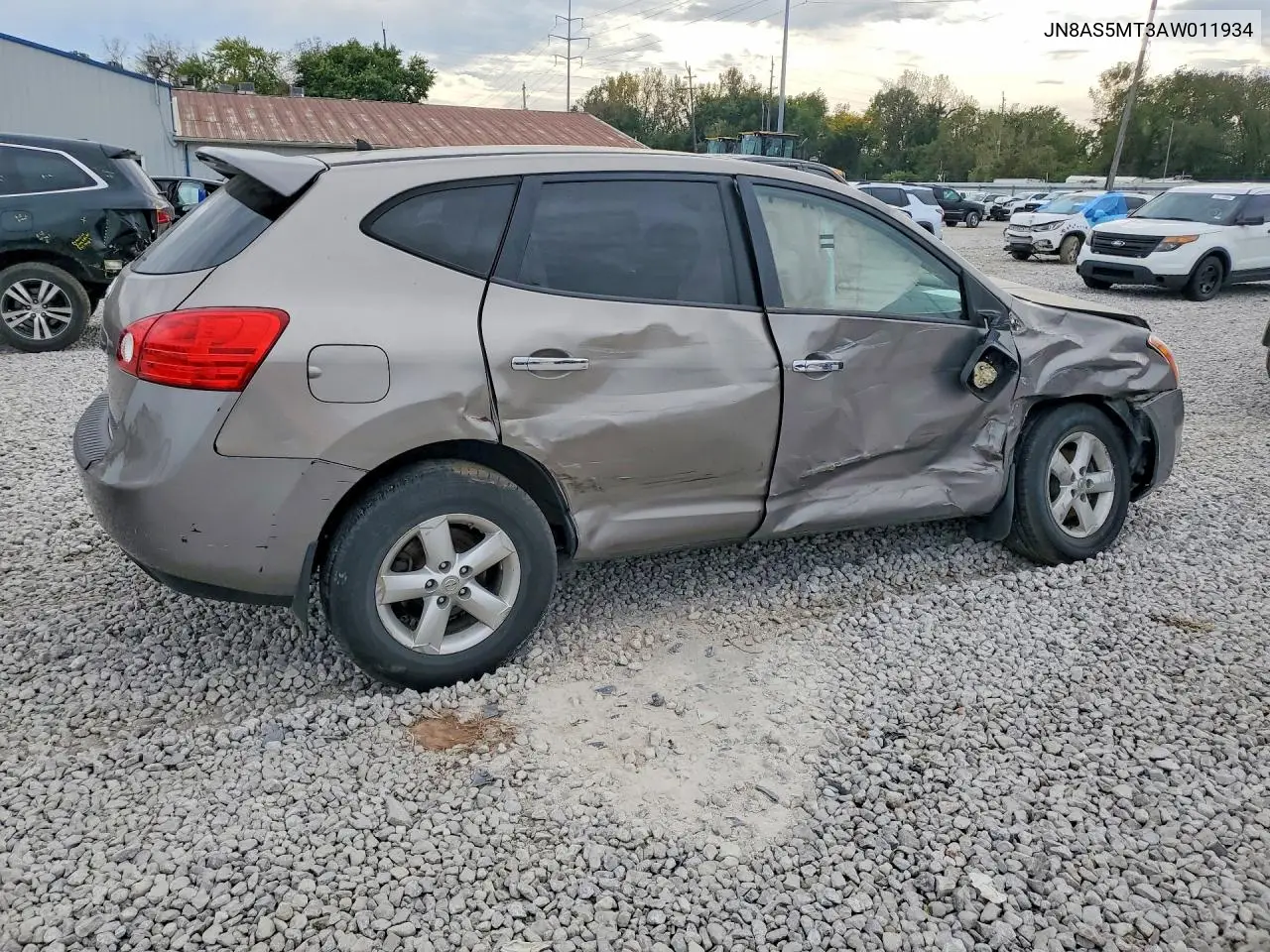 2010 NISSAN ROGUE VIN JN8AS5MT3AW011934 — фото 3