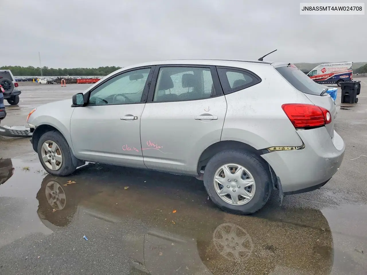 2010 NISSAN ROGUE VIN JN8AS5MT4AW024708 — фото 2