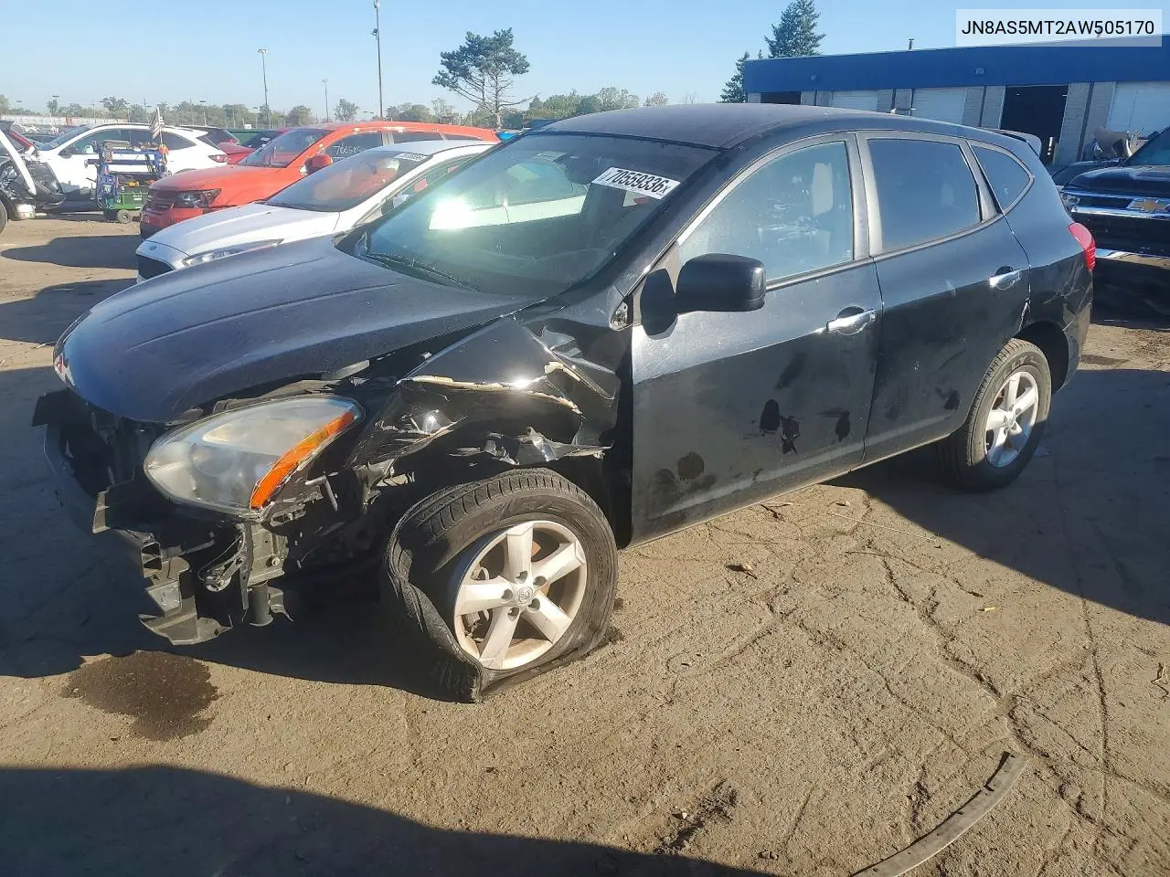 NISSAN ROGUE 2010, VIN JN8AS5MT2AW505170