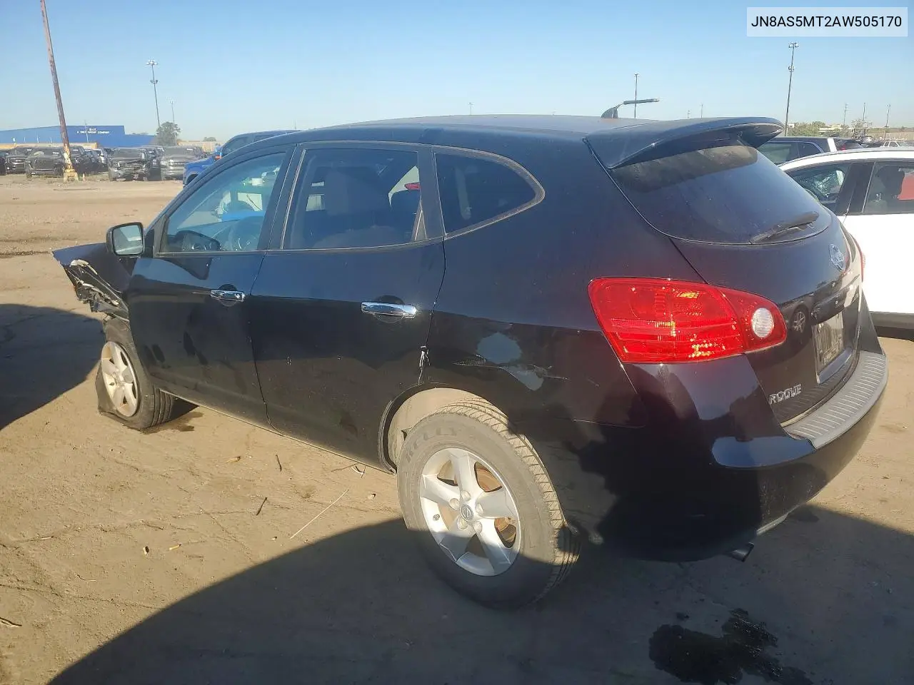 2010 NISSAN ROGUE VIN JN8AS5MT2AW505170 — фото 2