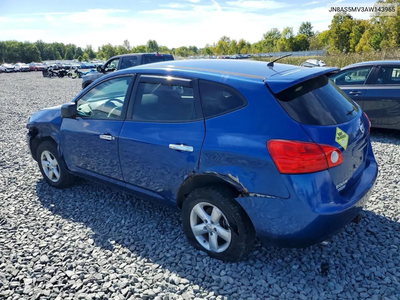 2010 NISSAN ROGUE VIN JN8AS5MV3AW143965 — фото 2