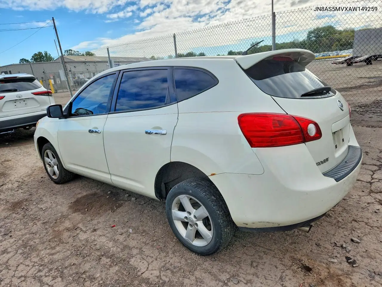 2010 NISSAN ROGUE VIN JN8AS5MVXAW149259 — фото 2