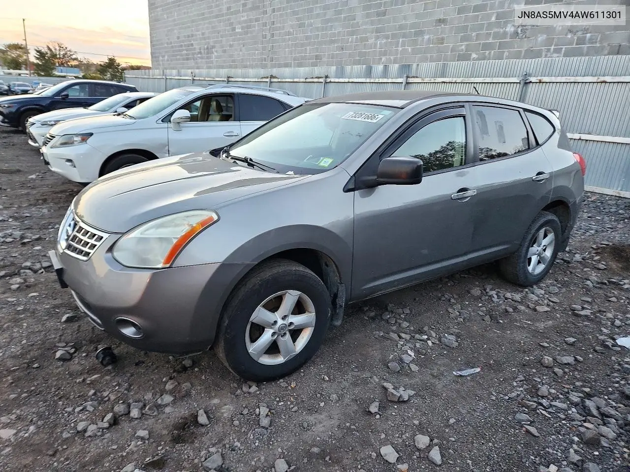 NISSAN ROGUE 2010, VIN JN8AS5MV4AW611301