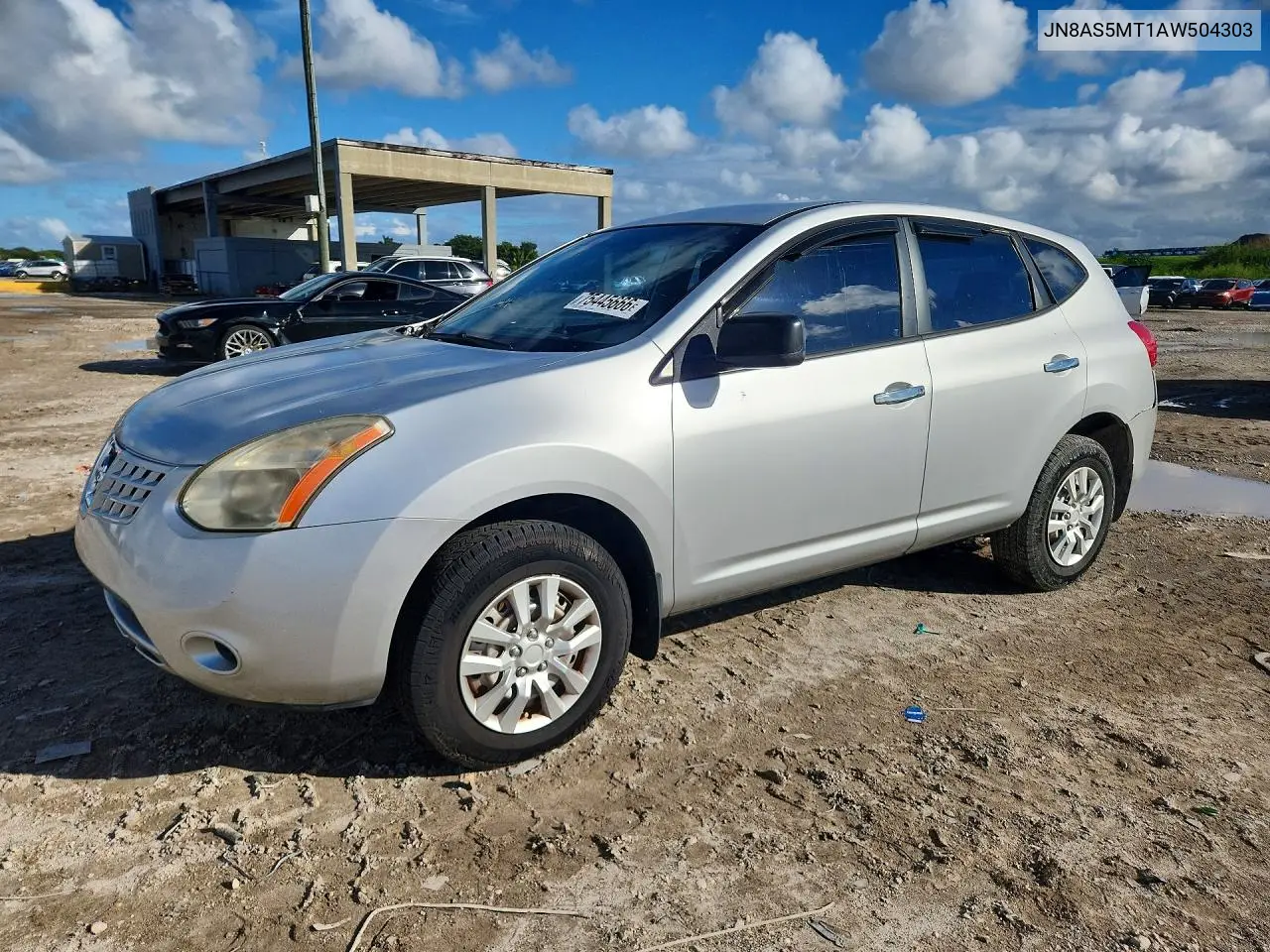 NISSAN ROGUE 2010, VIN JN8AS5MT1AW504303