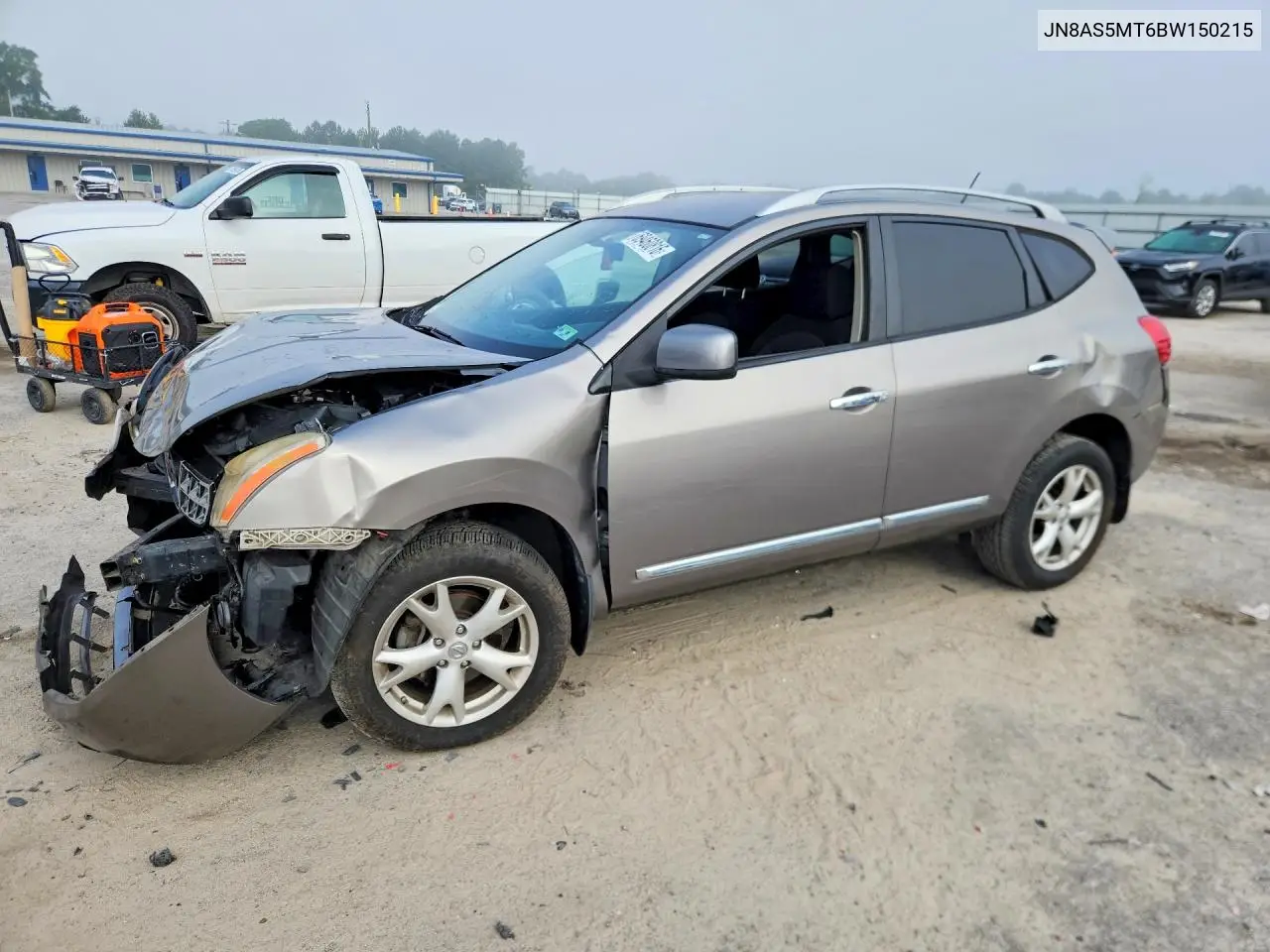 NISSAN ROGUE 2011, VIN JN8AS5MT6BW150215