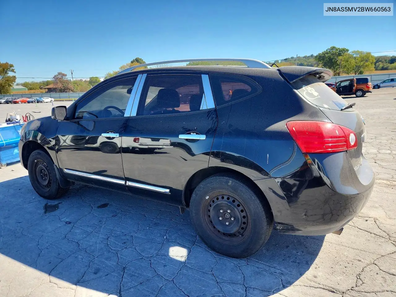 2011 NISSAN ROGUE VIN JN8AS5MV2BW660563 — фото 2