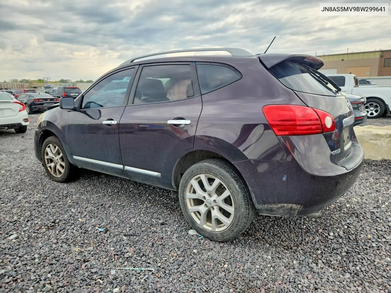 2011 NISSAN ROGUE VIN JN8AS5MV9BW299641 — фото 2