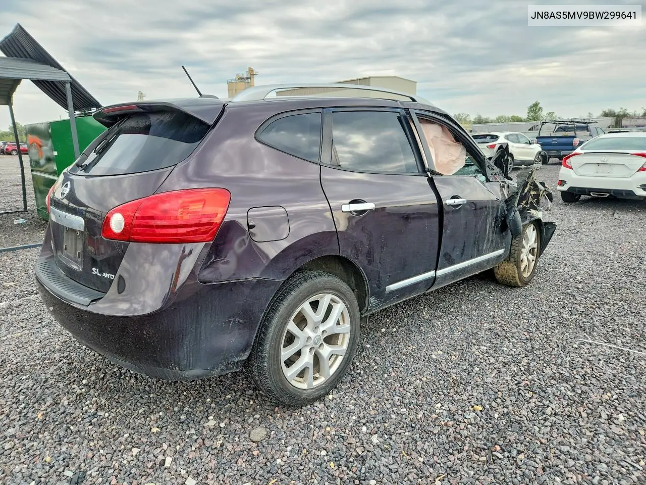 2011 NISSAN ROGUE VIN JN8AS5MV9BW299641 — фото 3