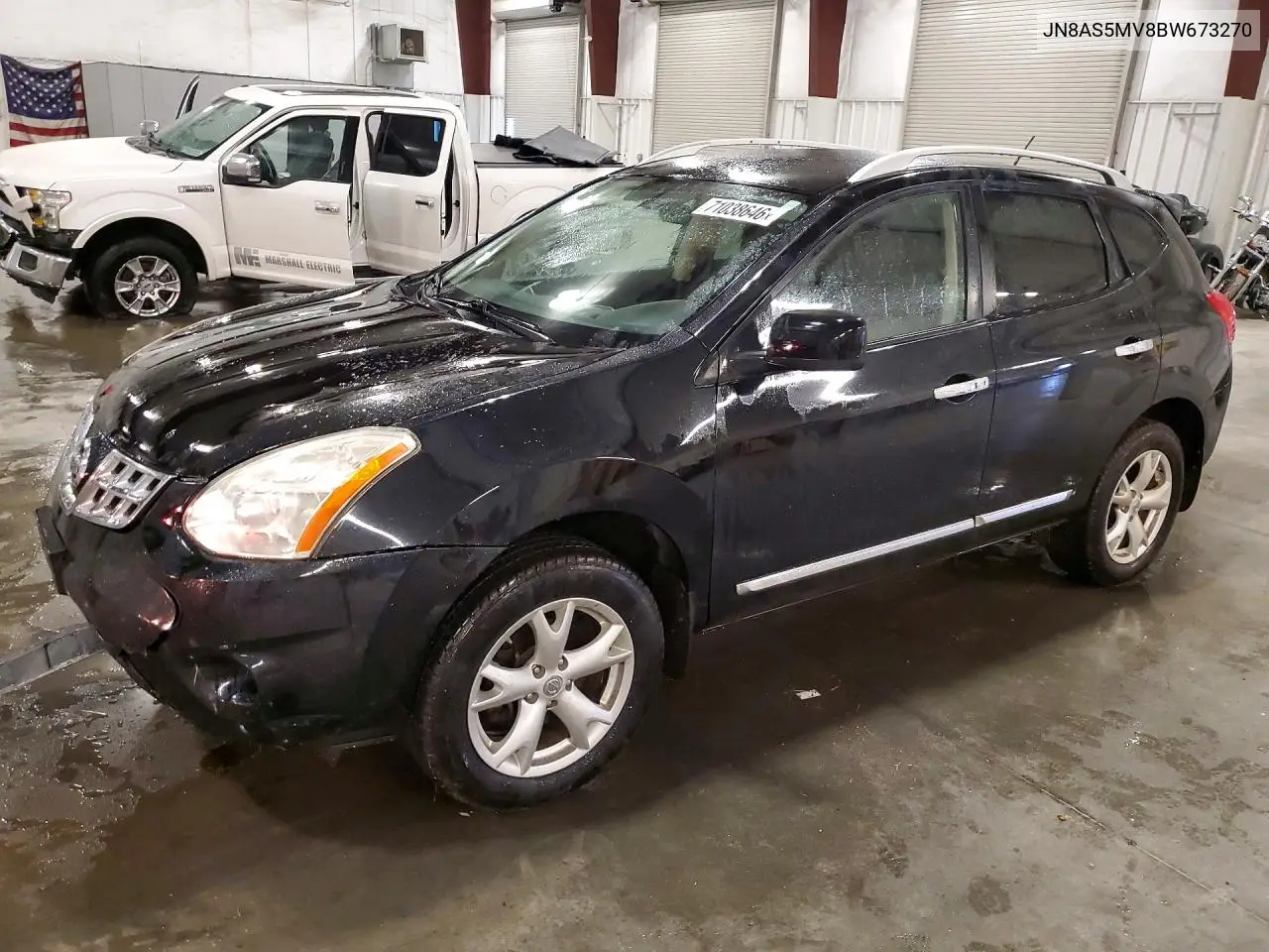 NISSAN ROGUE 2011, VIN JN8AS5MV8BW673270