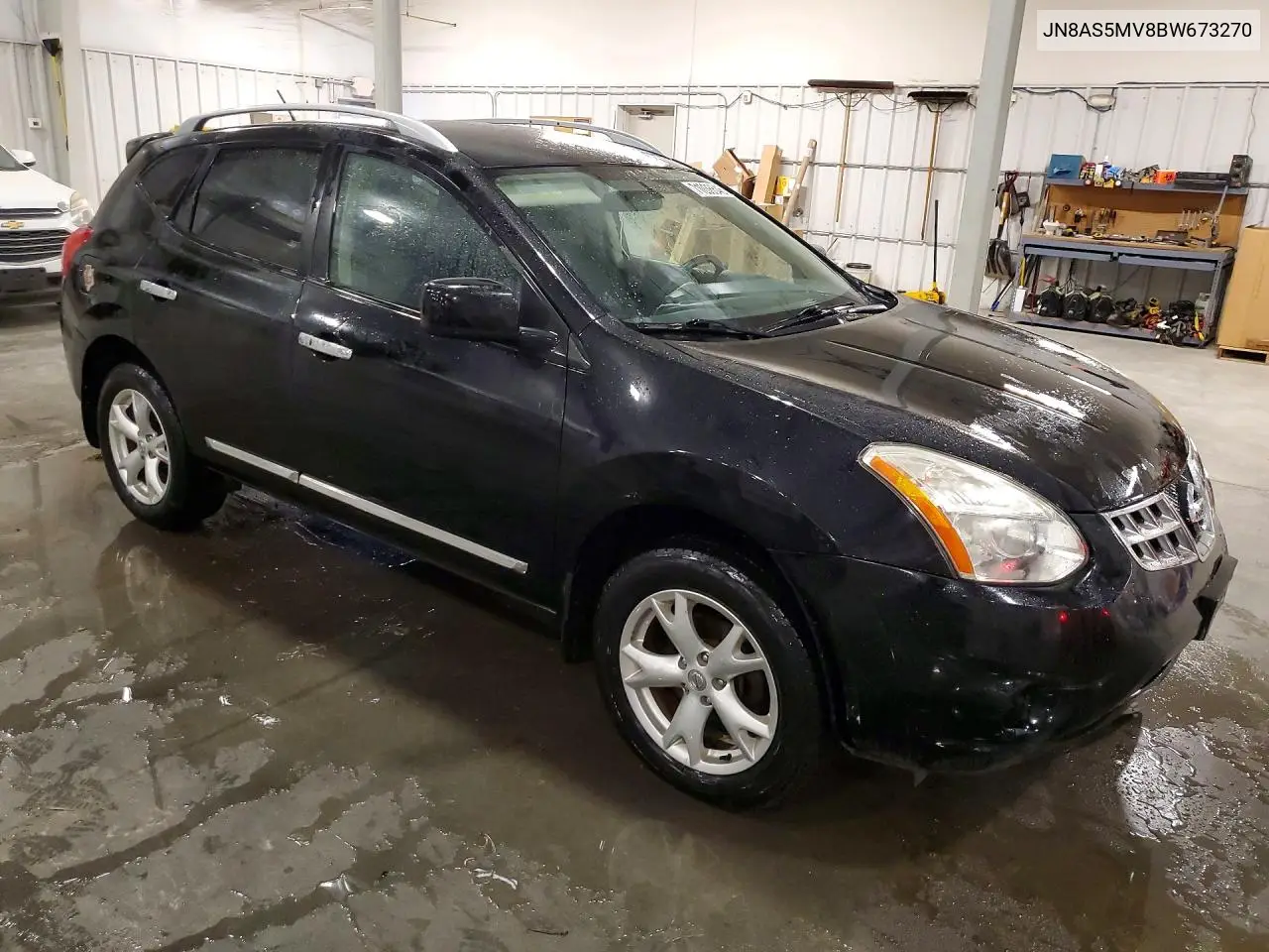 2011 NISSAN ROGUE VIN JN8AS5MV8BW673270 — фото 4