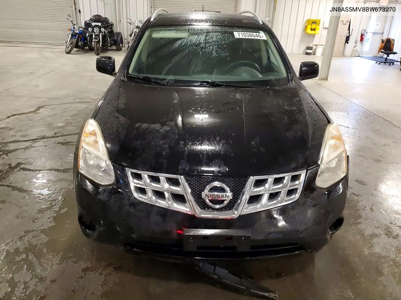 2011 NISSAN ROGUE VIN JN8AS5MV8BW673270 — фото 5