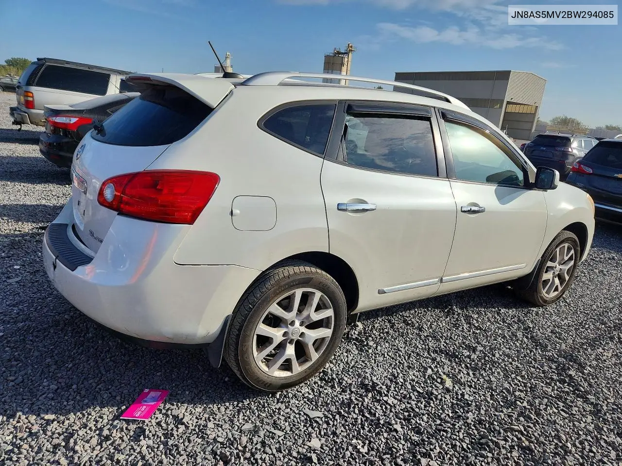 2011 NISSAN ROGUE VIN JN8AS5MV2BW294085 — фото 3