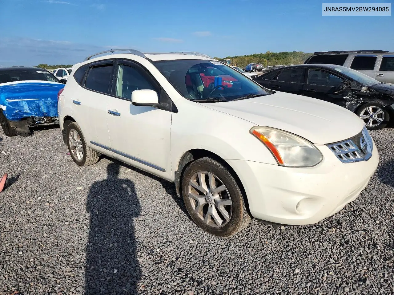 2011 NISSAN ROGUE VIN JN8AS5MV2BW294085 — фото 4