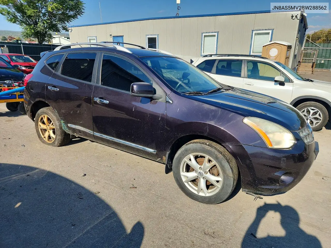 2011 NISSAN ROGUE VIN JN8AS5MV2BW288562 — фото 4