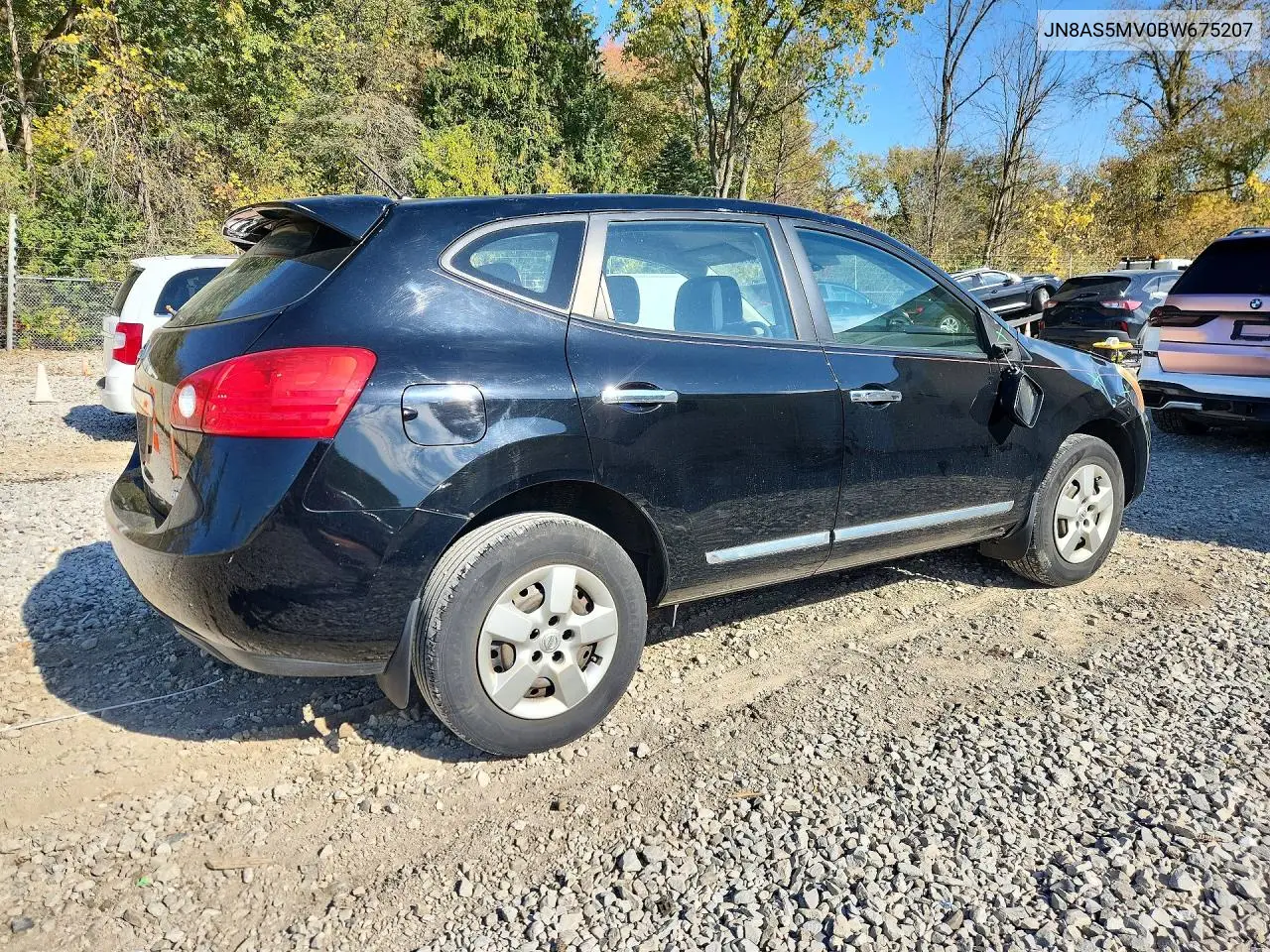 2011 NISSAN ROGUE VIN JN8AS5MV0BW675207 — фото 3