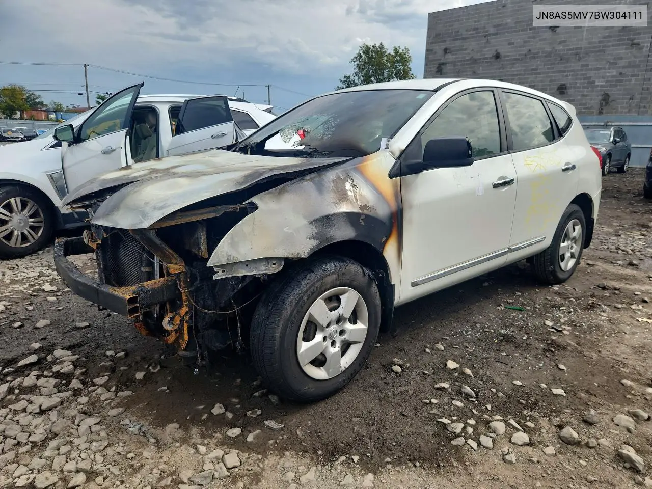 NISSAN ROGUE 2011, VIN JN8AS5MV7BW304111