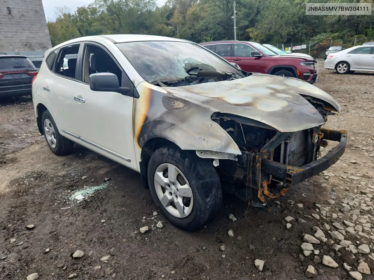 2011 NISSAN ROGUE VIN JN8AS5MV7BW304111 — фото 4