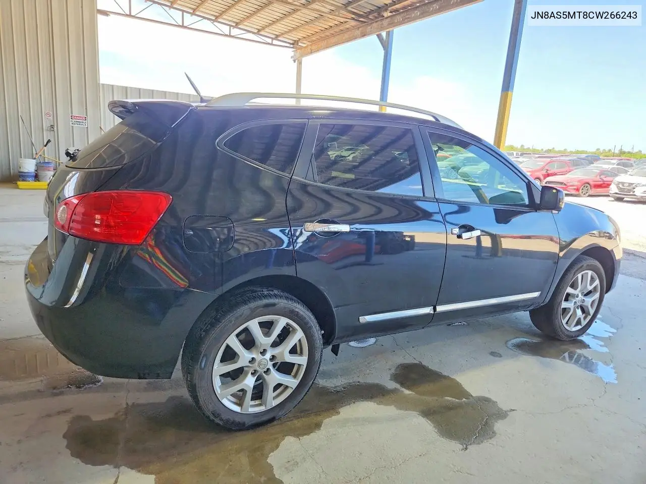 2012 NISSAN ROGUE VIN JN8AS5MT8CW266243 — фото 3