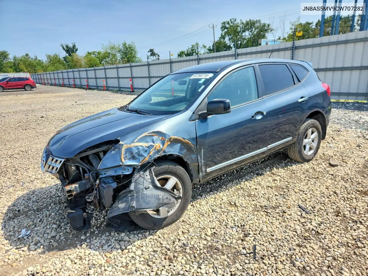 NISSAN ROGUE 2012, VIN JN8AS5MV9CW707282