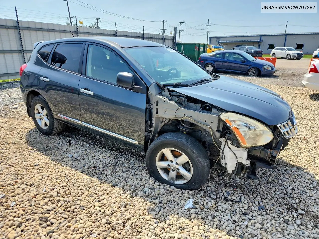 2012 NISSAN ROGUE VIN JN8AS5MV9CW707282 — фото 4