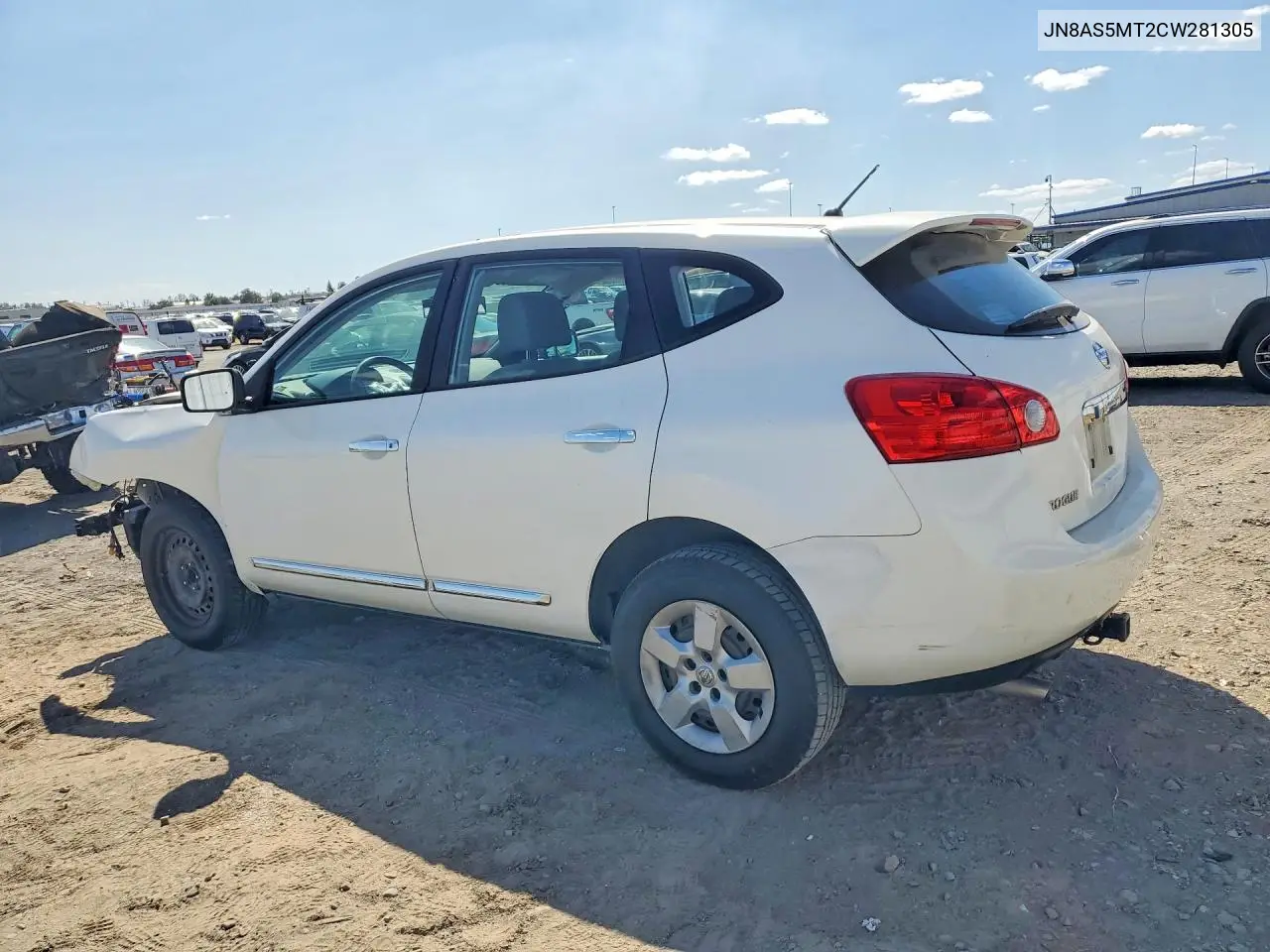 2012 NISSAN ROGUE VIN JN8AS5MT2CW281305 — фото 2