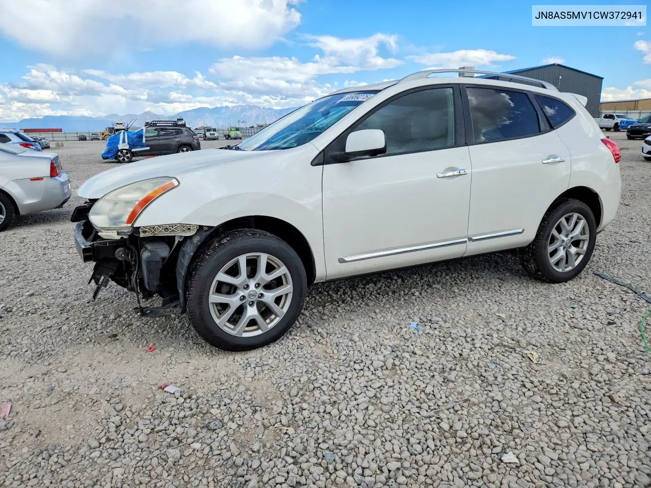 NISSAN ROGUE 2012, VIN JN8AS5MV1CW372941