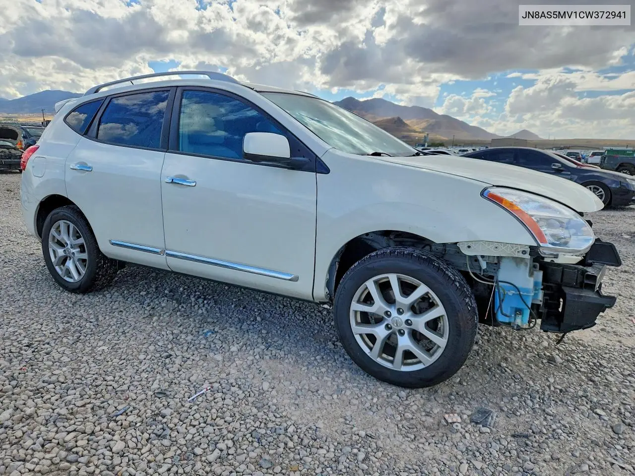 2012 NISSAN ROGUE VIN JN8AS5MV1CW372941 — фото 4