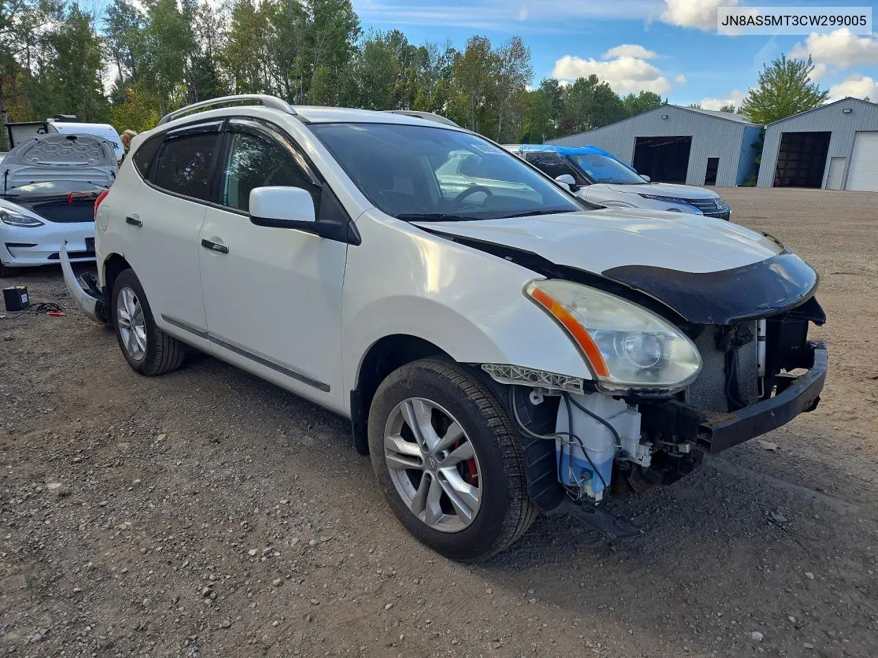 2012 NISSAN ROGUE VIN JN8AS5MT3CW299005 — фото 4