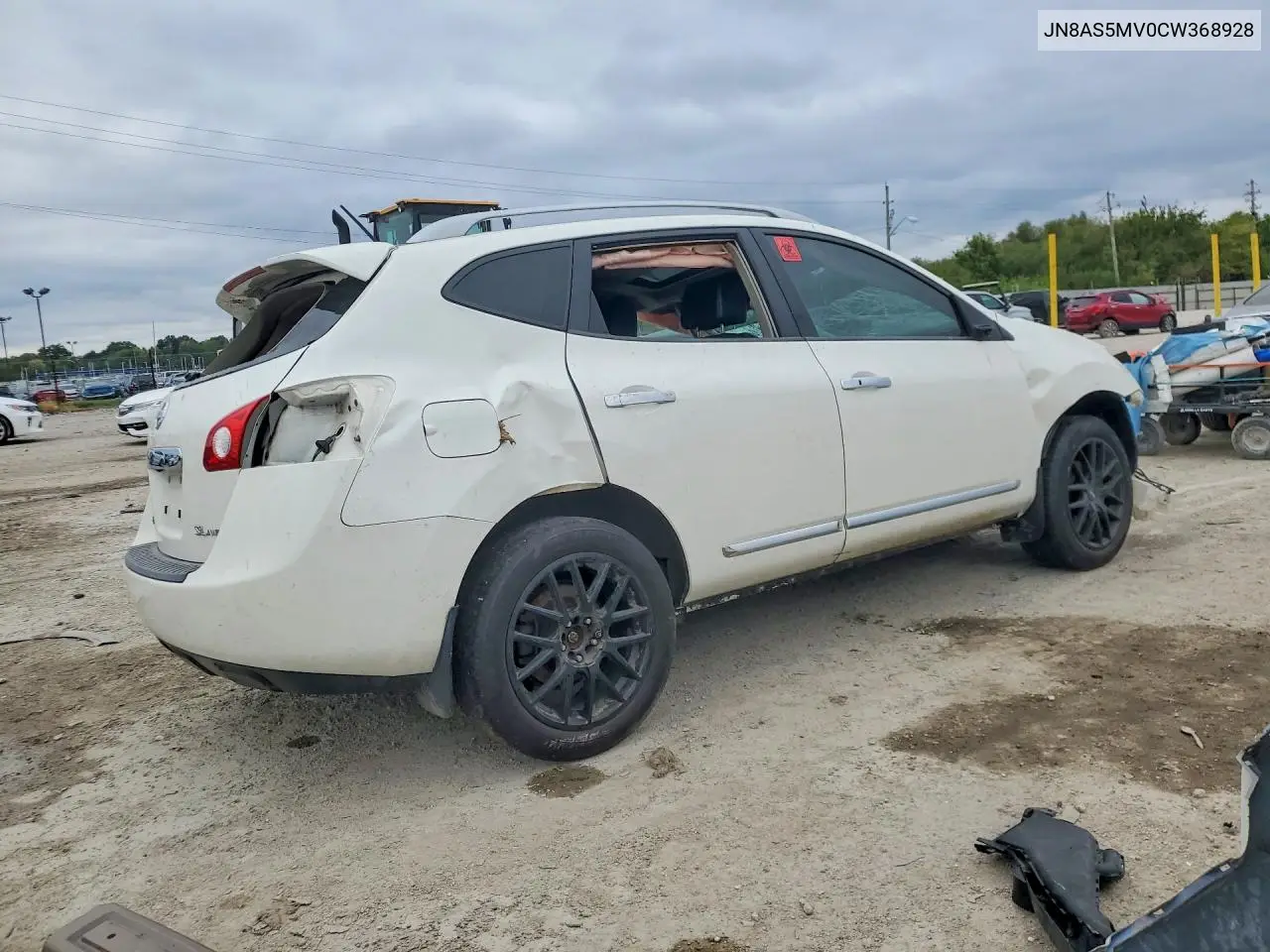 2012 NISSAN ROGUE VIN JN8AS5MV0CW368928 — фото 3
