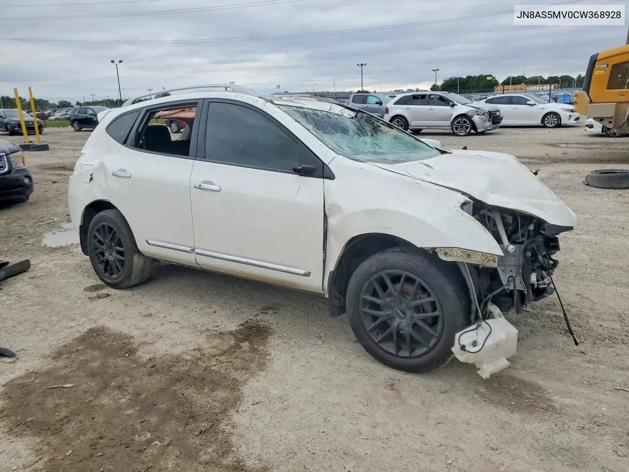 2012 NISSAN ROGUE VIN JN8AS5MV0CW368928 — фото 4