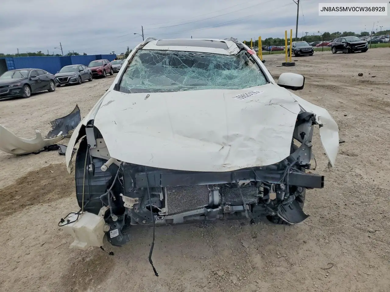 2012 NISSAN ROGUE VIN JN8AS5MV0CW368928 — фото 5