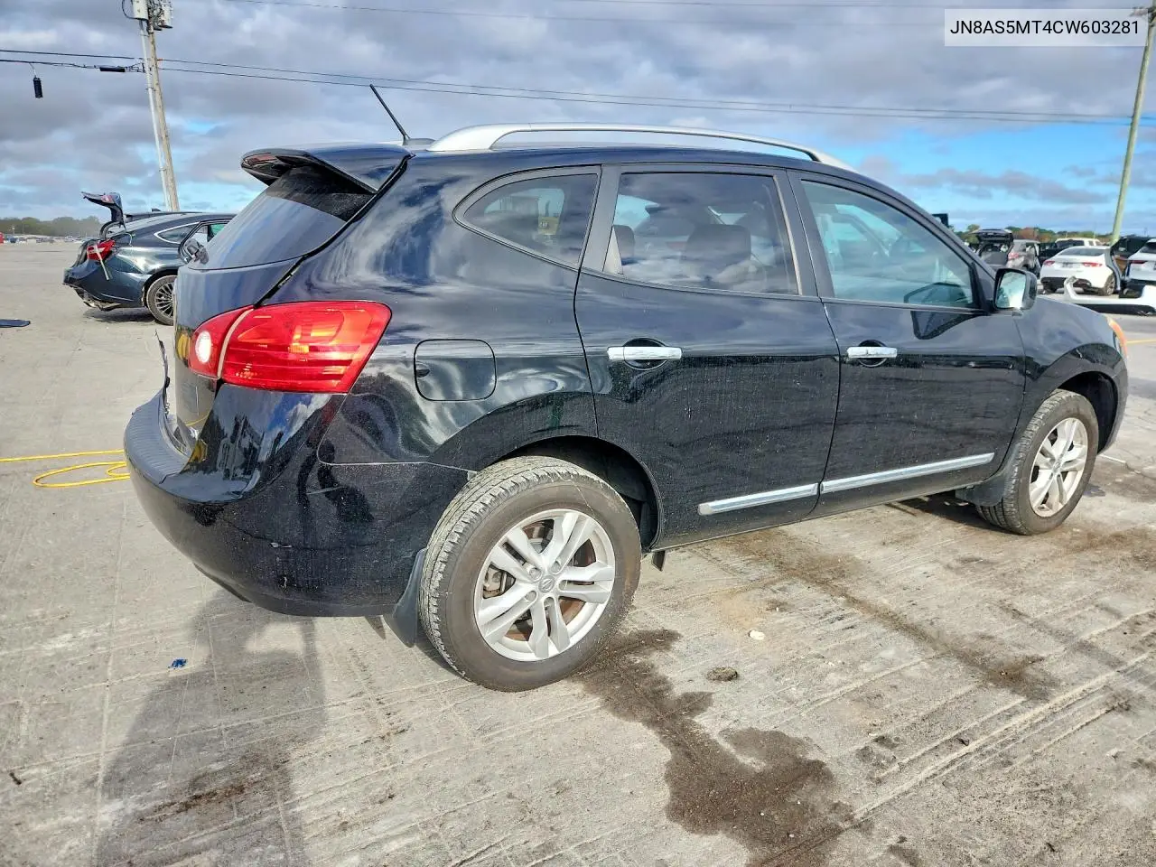 2012 NISSAN ROGUE VIN JN8AS5MT4CW603281 — фото 3