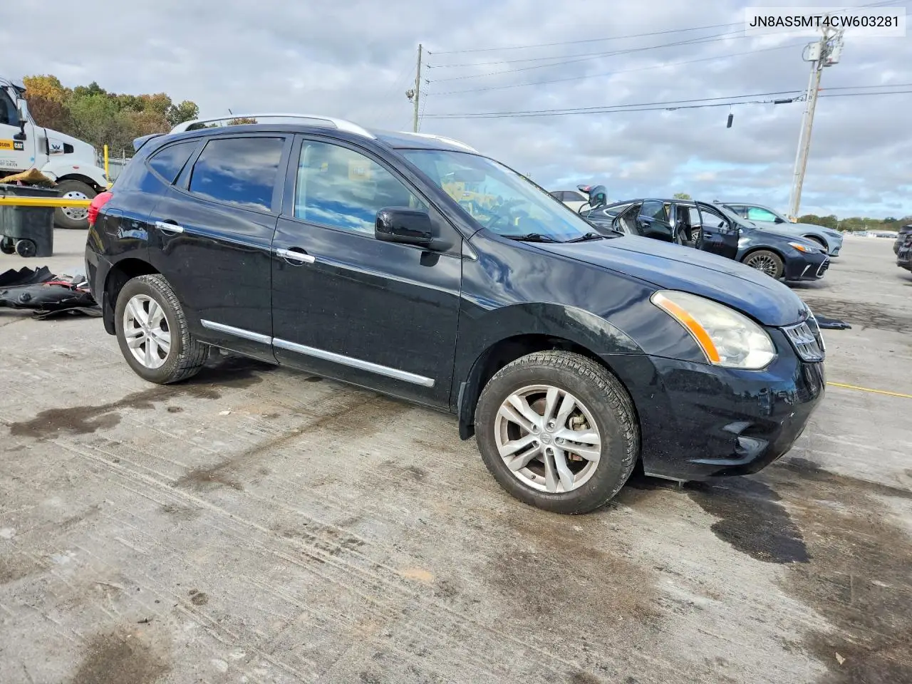 2012 NISSAN ROGUE VIN JN8AS5MT4CW603281 — фото 4