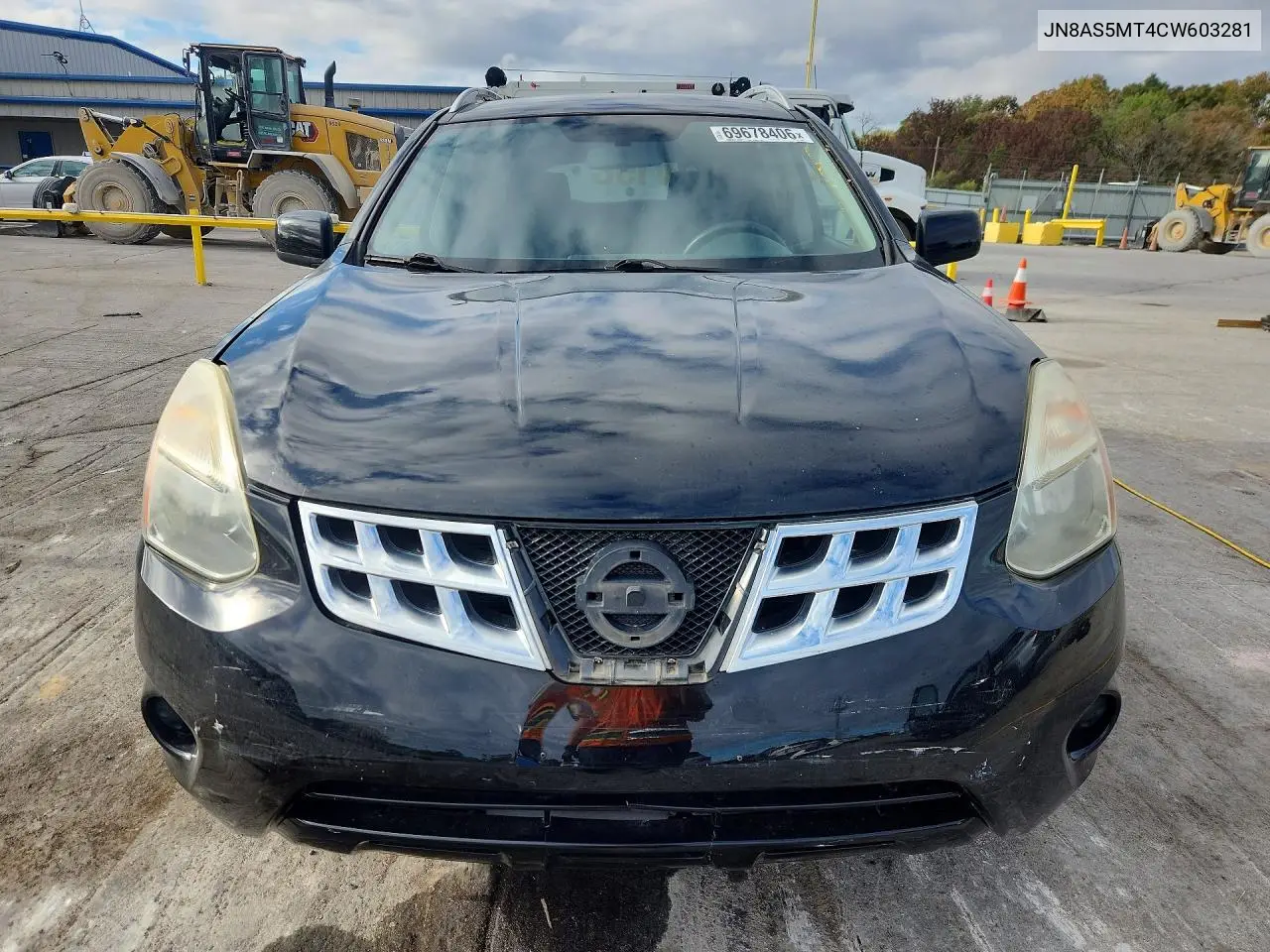 2012 NISSAN ROGUE VIN JN8AS5MT4CW603281 — фото 5