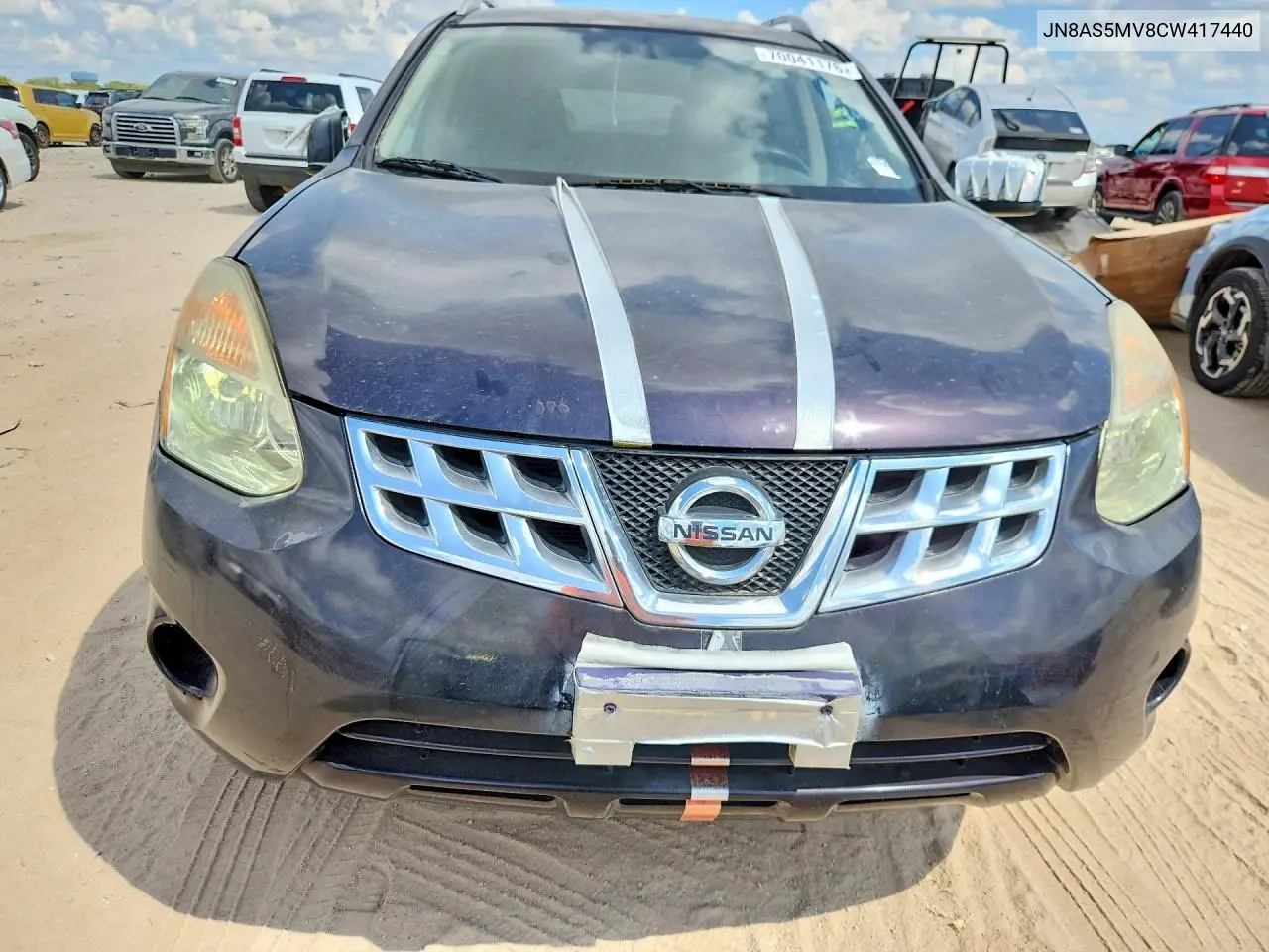 2012 NISSAN ROGUE VIN JN8AS5MV8CW417440 — фото 5
