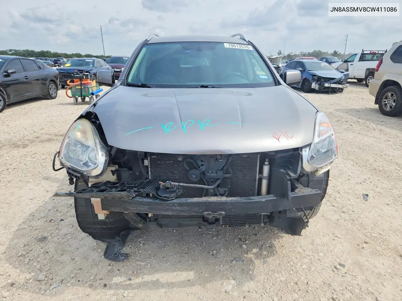 2012 NISSAN ROGUE VIN JN8AS5MV8CW411086 — фото 5