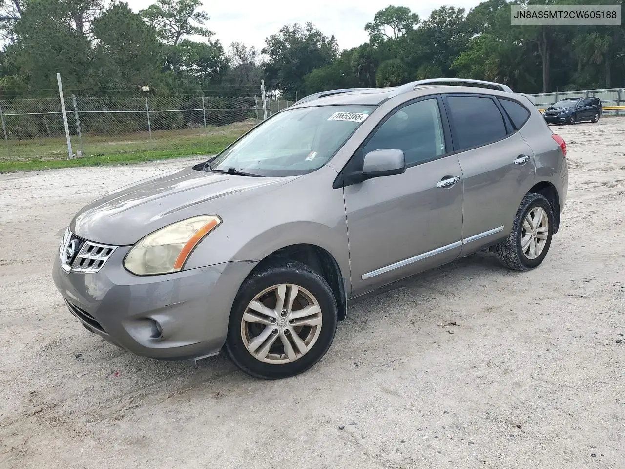 NISSAN ROGUE 2012, VIN JN8AS5MT2CW605188