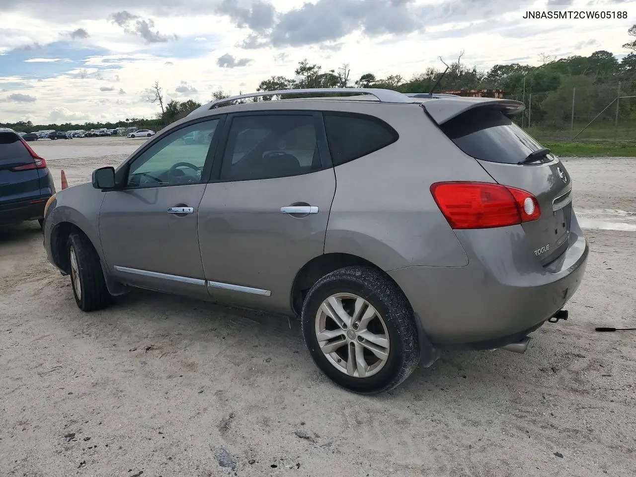 2012 NISSAN ROGUE VIN JN8AS5MT2CW605188 — фото 2