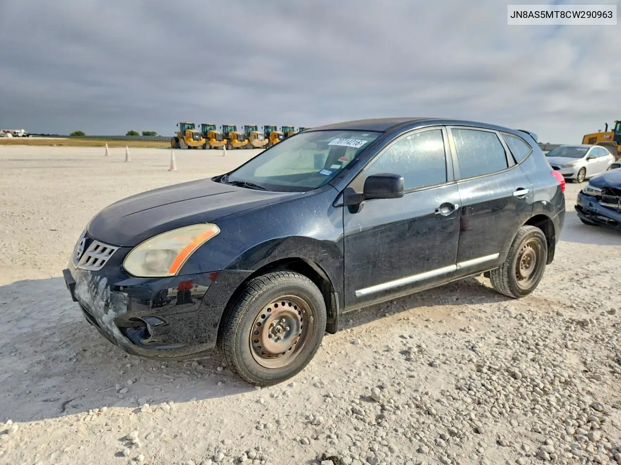 NISSAN ROGUE 2012, VIN JN8AS5MT8CW290963