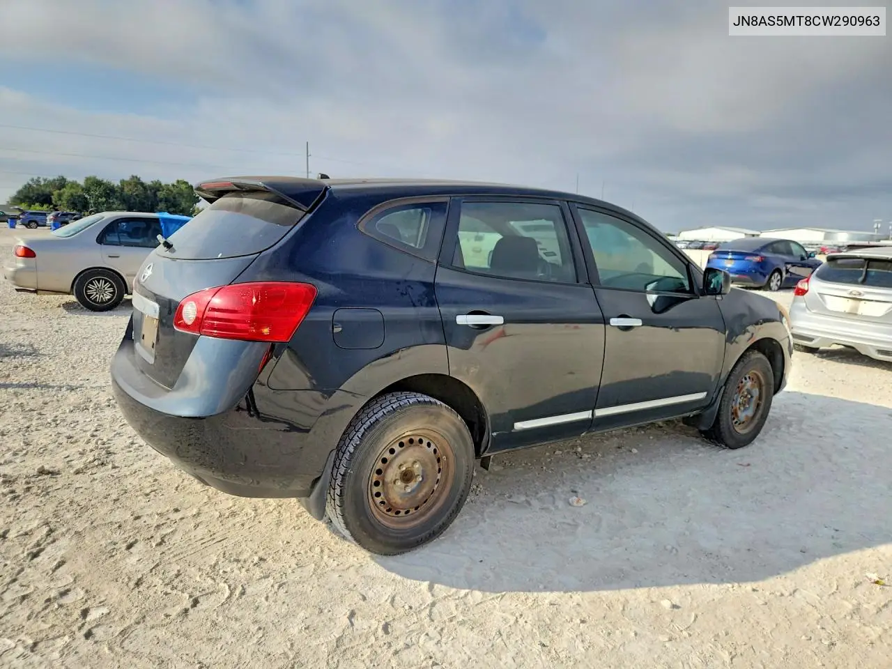 2012 NISSAN ROGUE VIN JN8AS5MT8CW290963 — фото 3