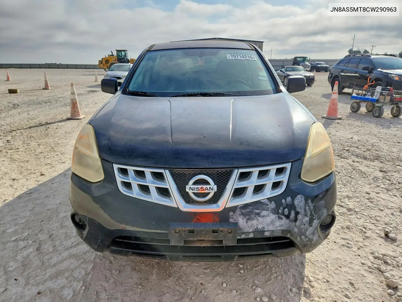 2012 NISSAN ROGUE VIN JN8AS5MT8CW290963 — фото 5