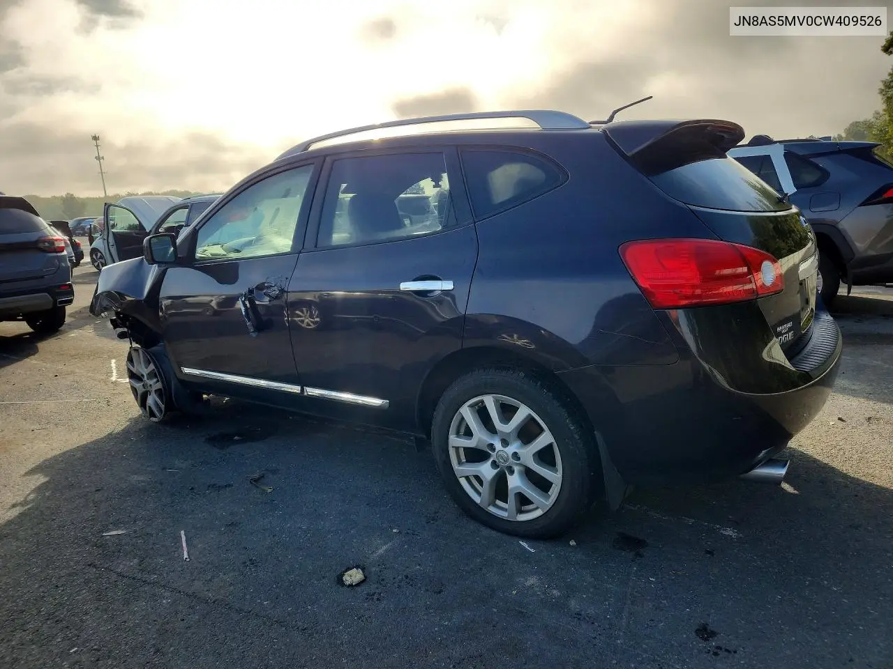 2012 NISSAN ROGUE VIN JN8AS5MV0CW409526 — фото 2