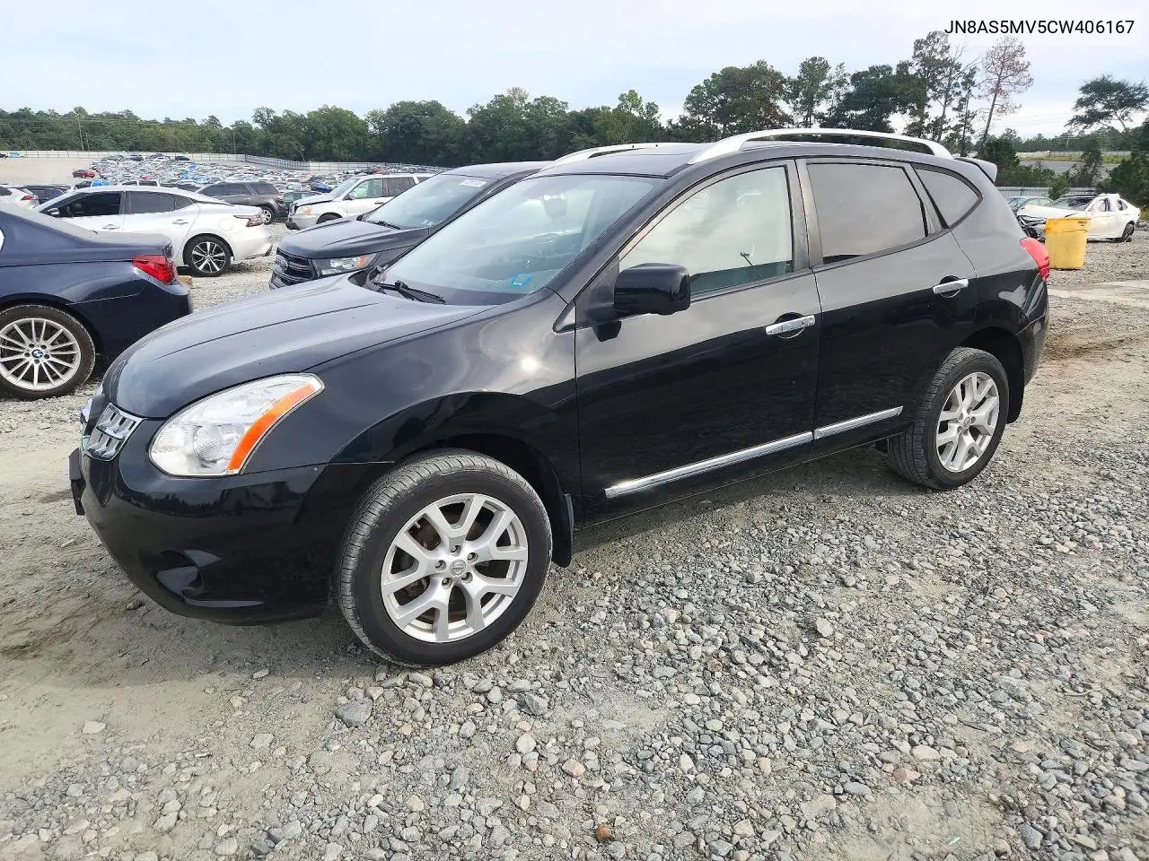 NISSAN ROGUE 2012, VIN JN8AS5MV5CW406167