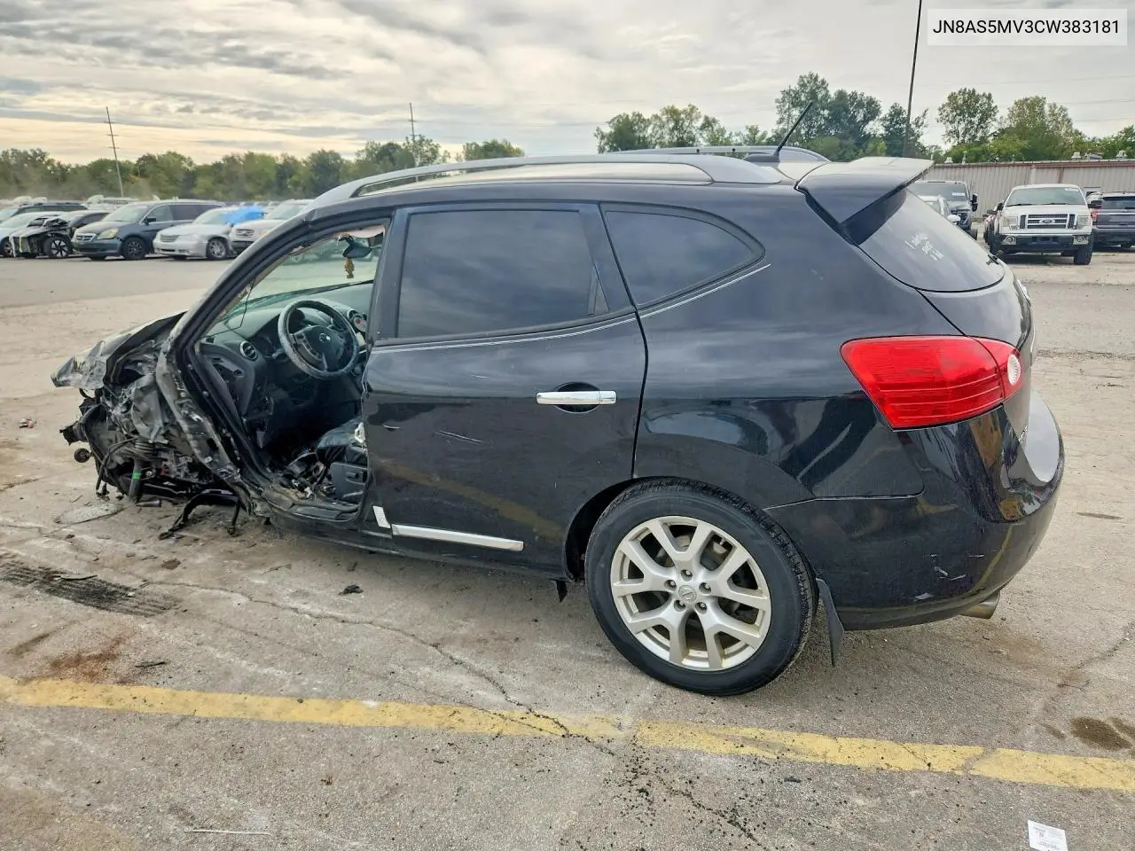 2012 NISSAN ROGUE VIN JN8AS5MV3CW383181 — фото 2