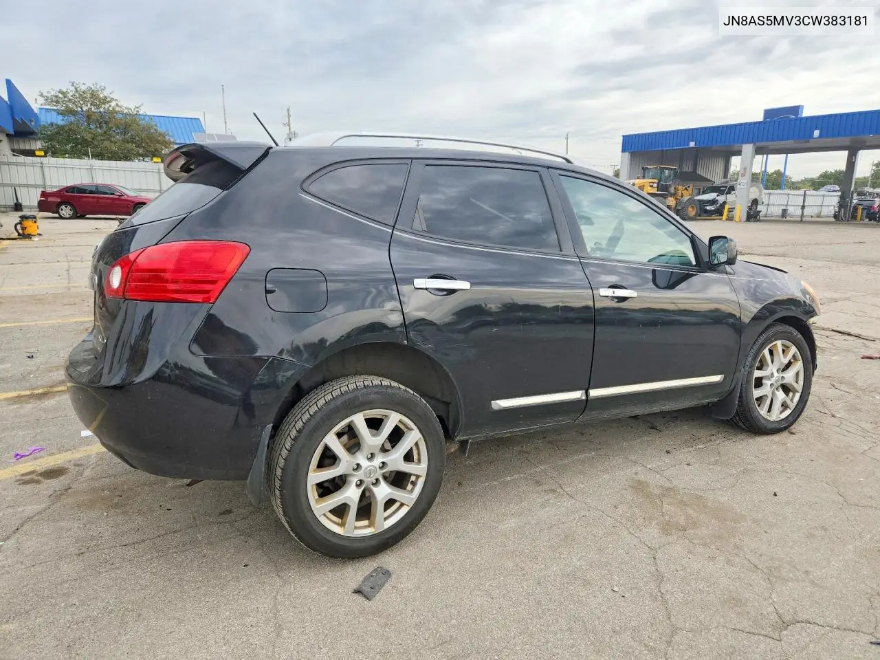 2012 NISSAN ROGUE VIN JN8AS5MV3CW383181 — фото 3